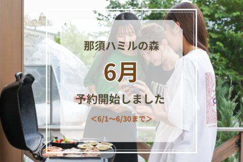 6月予約開始のお知らせ