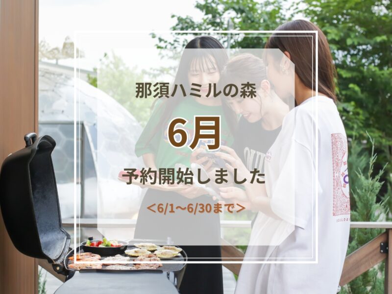 6月予約開始のお知らせ