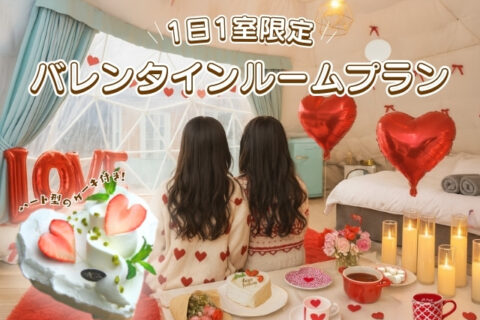 バレンタインルームプラン 販売開始のお知らせ