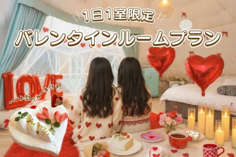 バレンタインルームプラン 販売開始のお知らせ